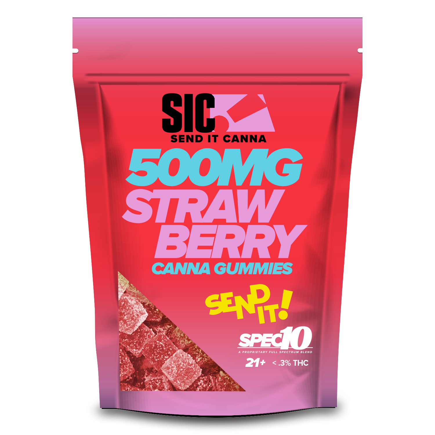 Spec 10 strawberry 500mg sic